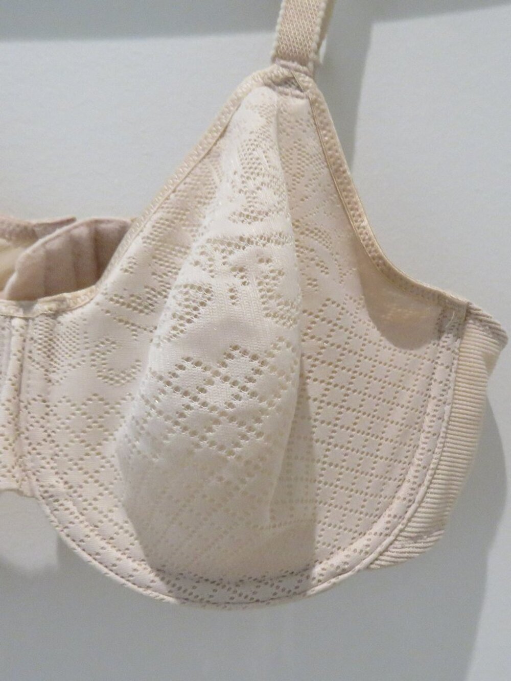 WACOAL Visual Effects Minimizer Bra in Sand Size 36C Neutral Minimalist - Picture 4 of 12